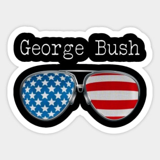 AMERICA PILOT GLASSES GEORGE BUSH Sticker